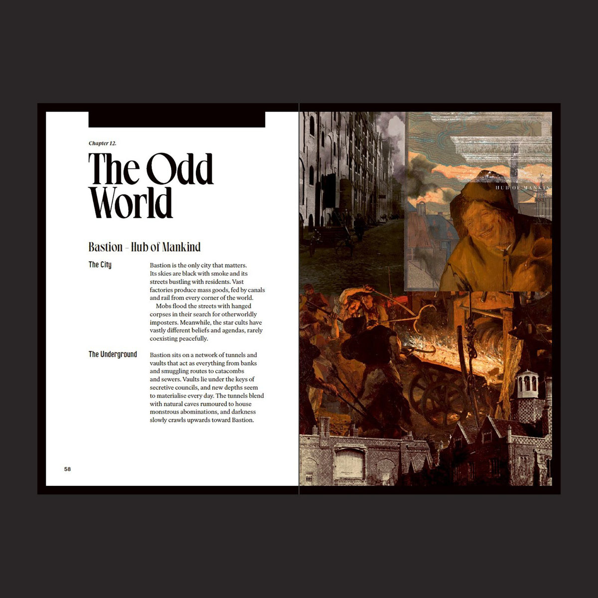 Into the Odd Remastered interior rules and artwork spread 4