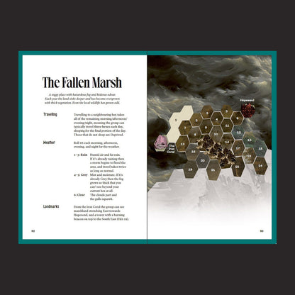 Into the Odd Remastered interior rules and artwork spread 6