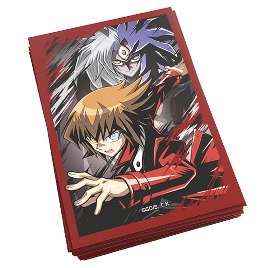 yugioh season 0 card sleeves 200 Pack Sleeve Compatible with Yu-gi-oh Card Sleeve Japanese 62x89mm Each pack contains 100 total Card Sleeves (50 featuring Yami Yugi and 50 featuring Seto Kaiba) specifically designed to meet tournament regulation standards for the Yu Faithful Yugioh Anime Sleeves