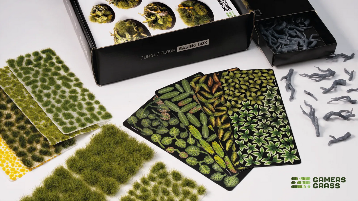 Gamers Grass Jungle Floor Basing Box
