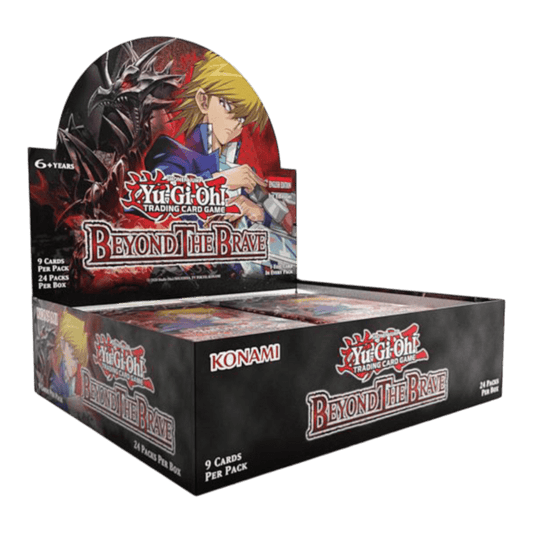 Yu-Gi-Oh! Beyond the Brave 24-pack Booster Box with Joey Wheeler and Red-Eyes Black Dragon artwork