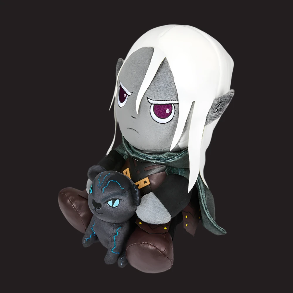 Dungeons & Dragons Drizzt and Guenhwyvar 13" Plush by Kidrobot