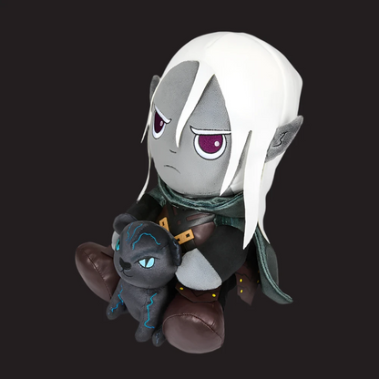 Dungeons & Dragons Drizzt and Guenhwyvar 13" Plush by Kidrobot