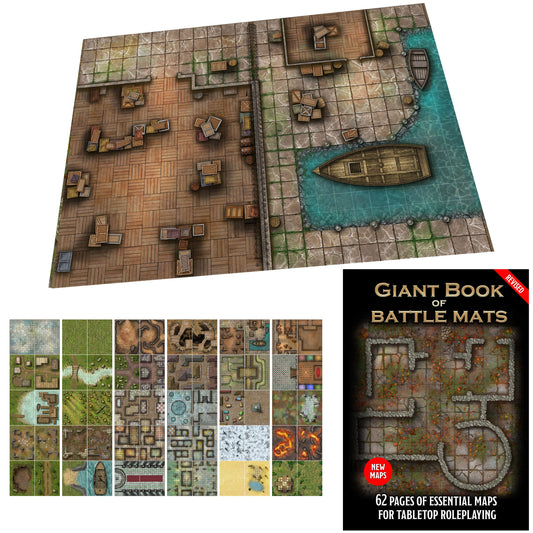Giant Book of Battle Mats Revised A3 product overview
