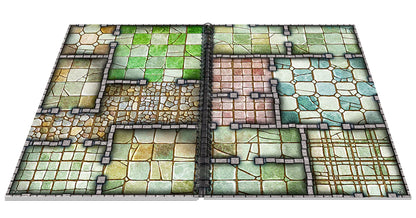 Big Book of Battle Mats Cells & Shrines A4 by Loke