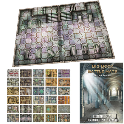 Cells & Shrines Big Book of Battle Mats product overview