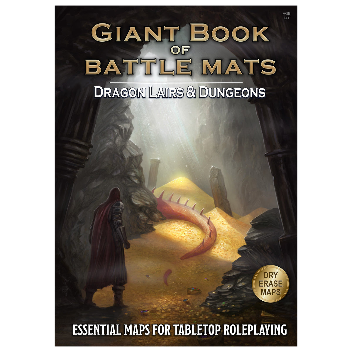 Dragon Lairs & Dungeons Giant Book of Battle Mats front cover