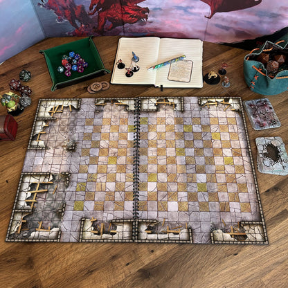 Dragon Lairs & Dungeons battle map tabletop scene four