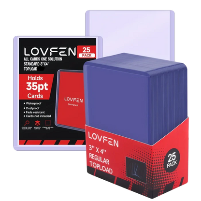 LOVFEN 35pt Top Loaders 25 Pack