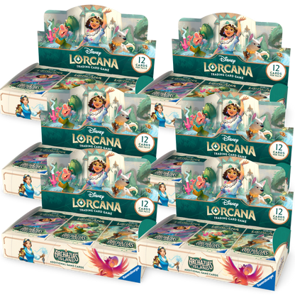 Lorcana Archazia's Island Booster Case with 4 boxes
