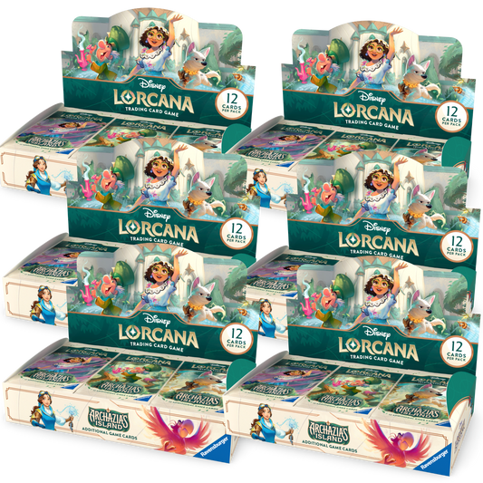 Lorcana Archazia's Island Booster Case with 4 boxes