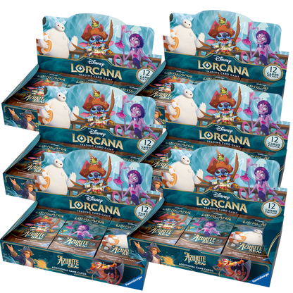 Lorcana Azurite Sea - Play Booster Box Case of 4