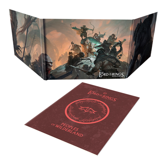 The Lord of the Rings RPG 5E Loremaster screen and Wilderland compendium