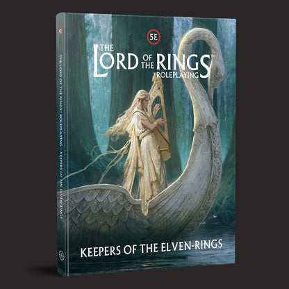 The Lord of the Rings RPG 5e, Keepers of the Elven-rings front cover and product presentation