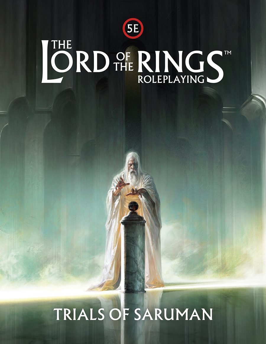 The Lord of the Rings RPG 5e, Trials of Saruman front cover