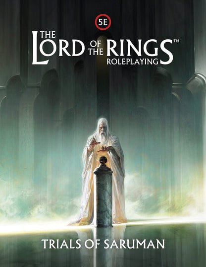 The Lord of the Rings RPG 5e, Trials of Saruman front cover