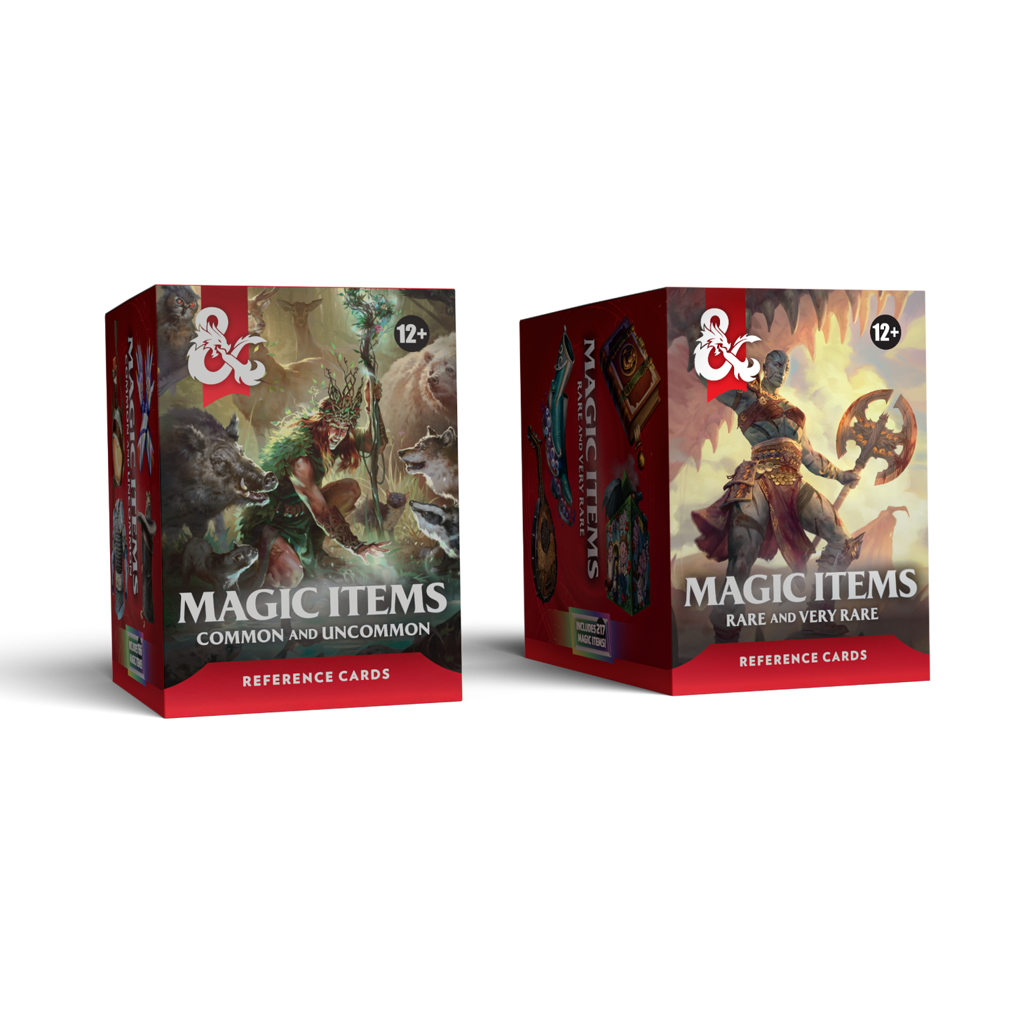 D&D magic item reference cards for Dungeon Masters