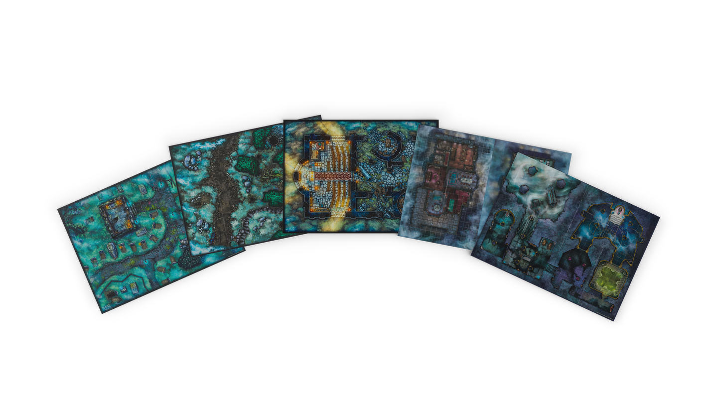 D&D The Horrors Within: Map Pack - Preorder