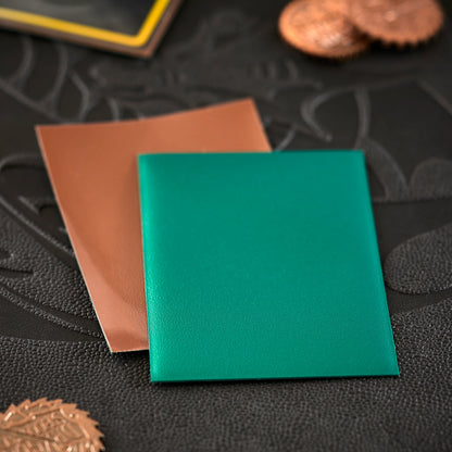 Dragon Shield Power and Copper Matte Dual sleeves greenish teal and copper finish
