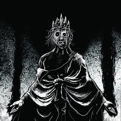 Mork Borg RPG lich illustration