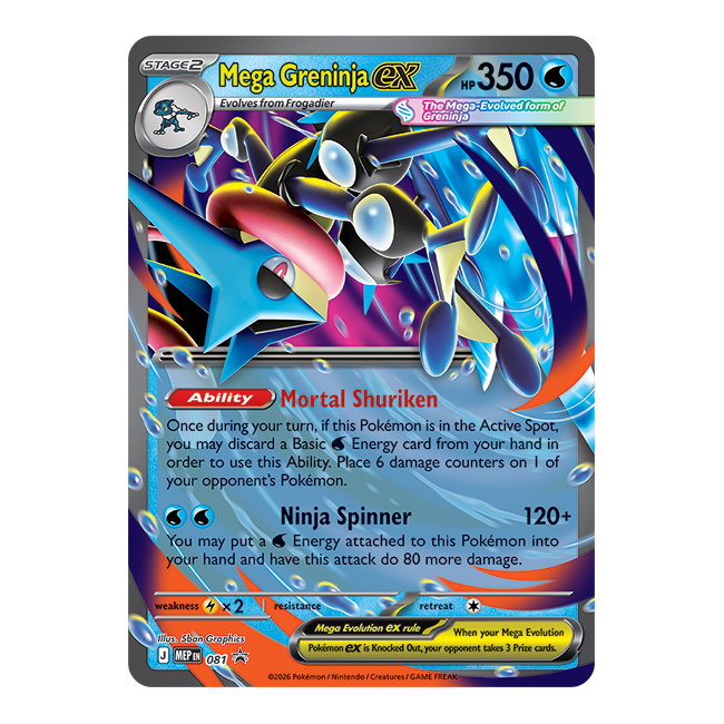 Pokémon TCG Mega Greninja ex