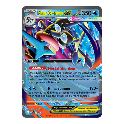 Pokémon TCG Mega Greninja ex