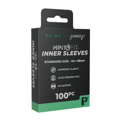 Palms Off Gaming MintFit Inner Sleeves Standard Size