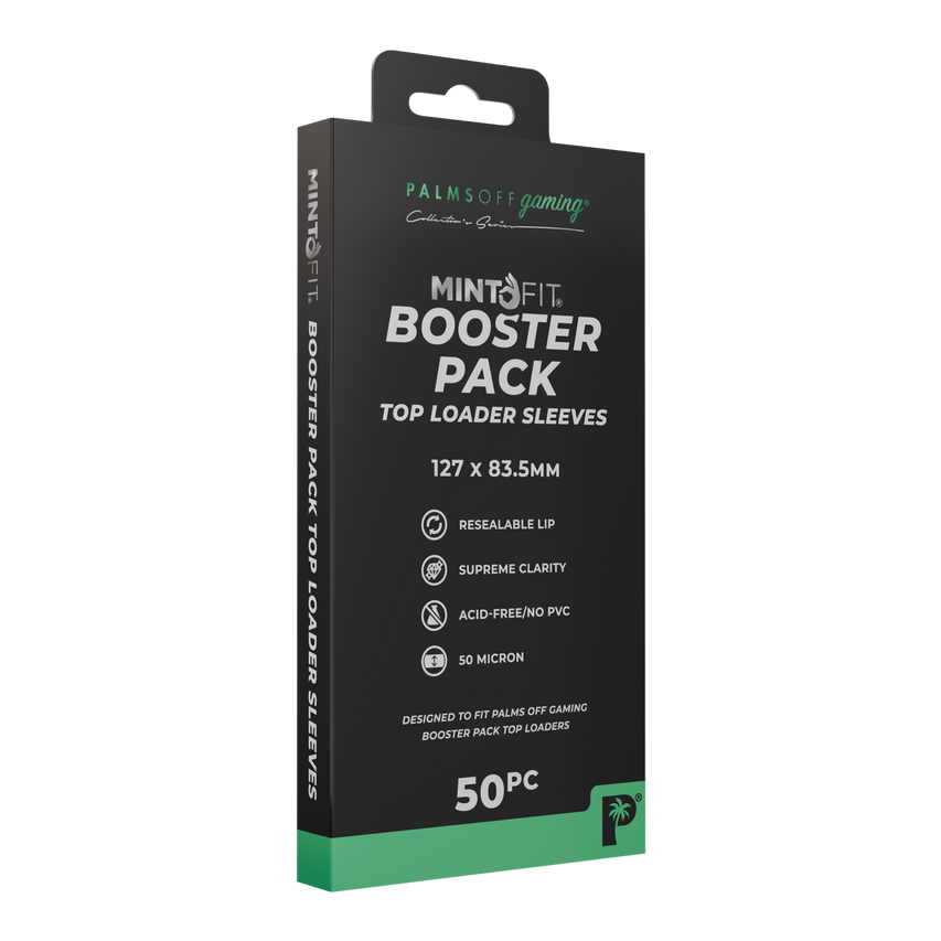 Palms Off Gaming MintFit Booster Pack Card Loader Sleeves