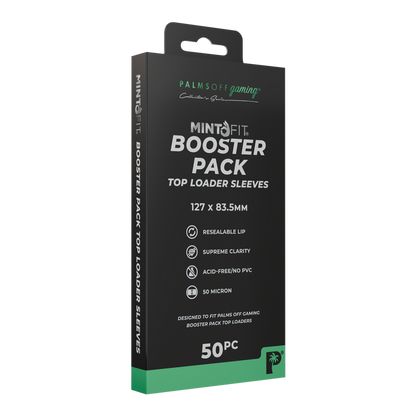 Palms Off Gaming MintFit Booster Pack Card Loader Sleeves