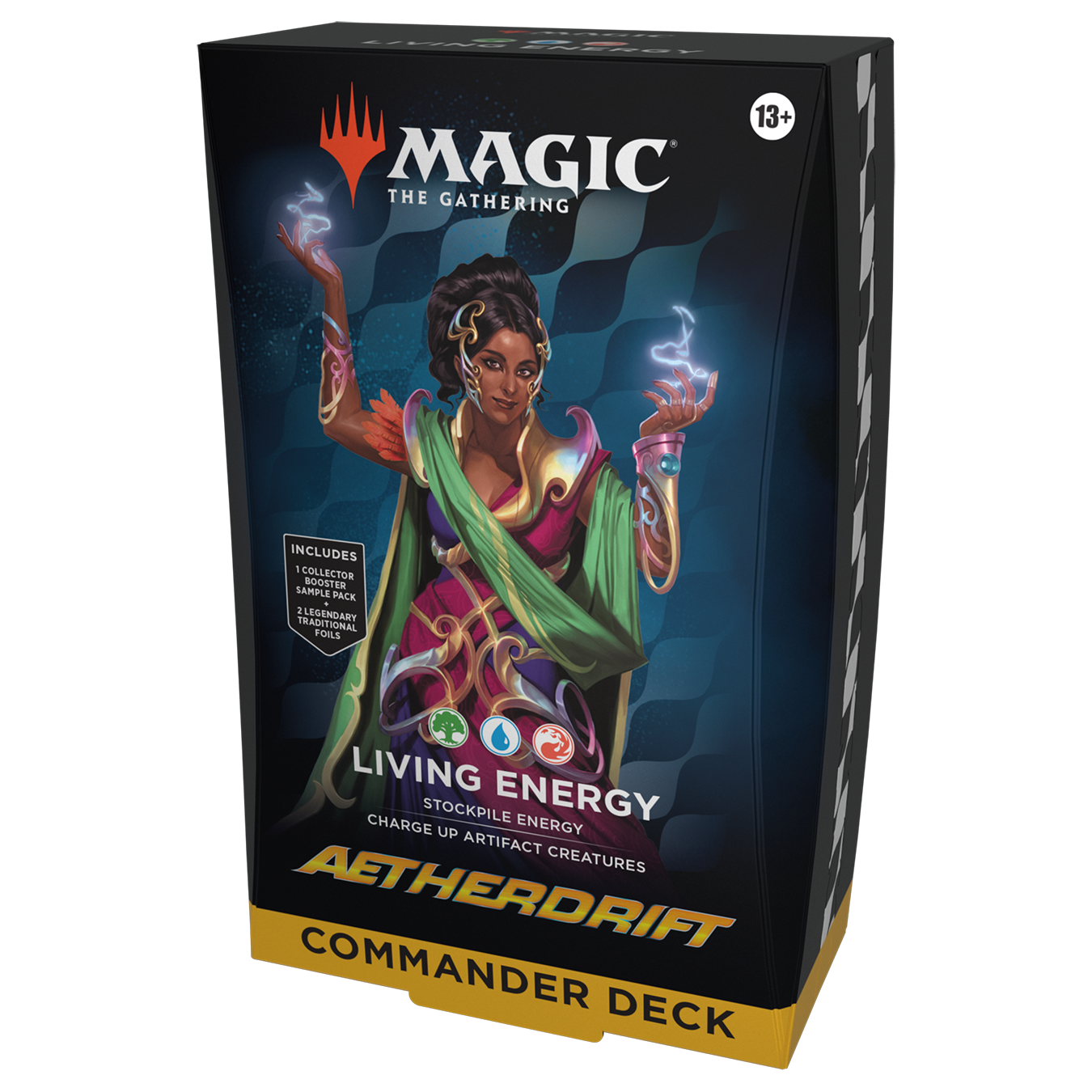 MTG green blue red Aetherdrift Commander deck