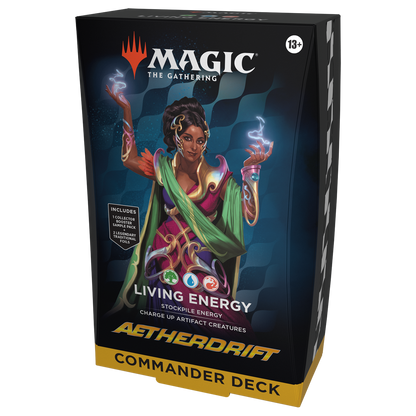MTG green blue red Aetherdrift Commander deck
