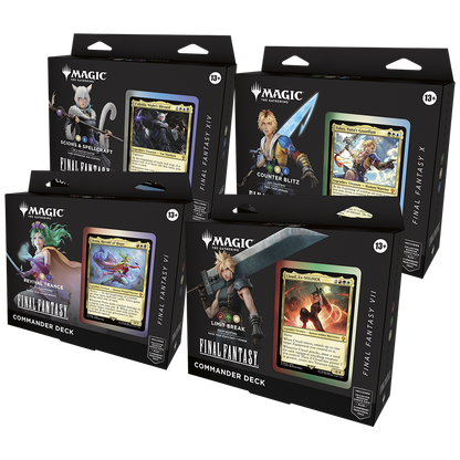 Magic Final Fantasy - Commander Deck Display