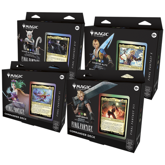 Magic Final Fantasy - Commander Deck Display