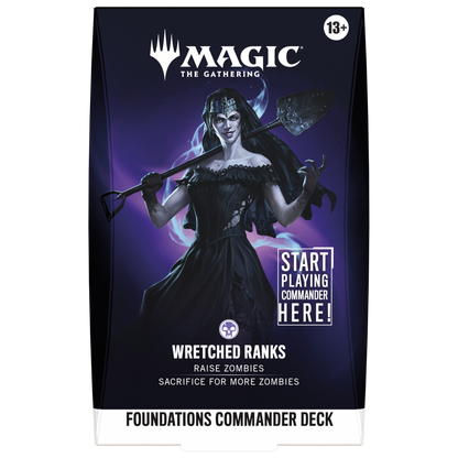 Magic The Gathering: Foundations Commander Deck - Set of 5