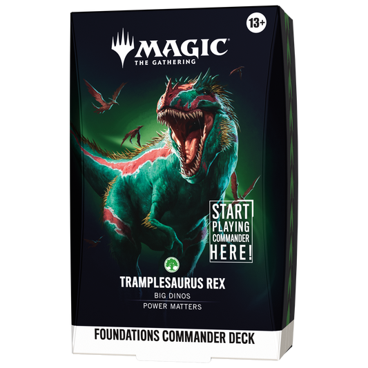 Magic The Gathering: Foundations Commander Deck - Tramplesaurus Rex