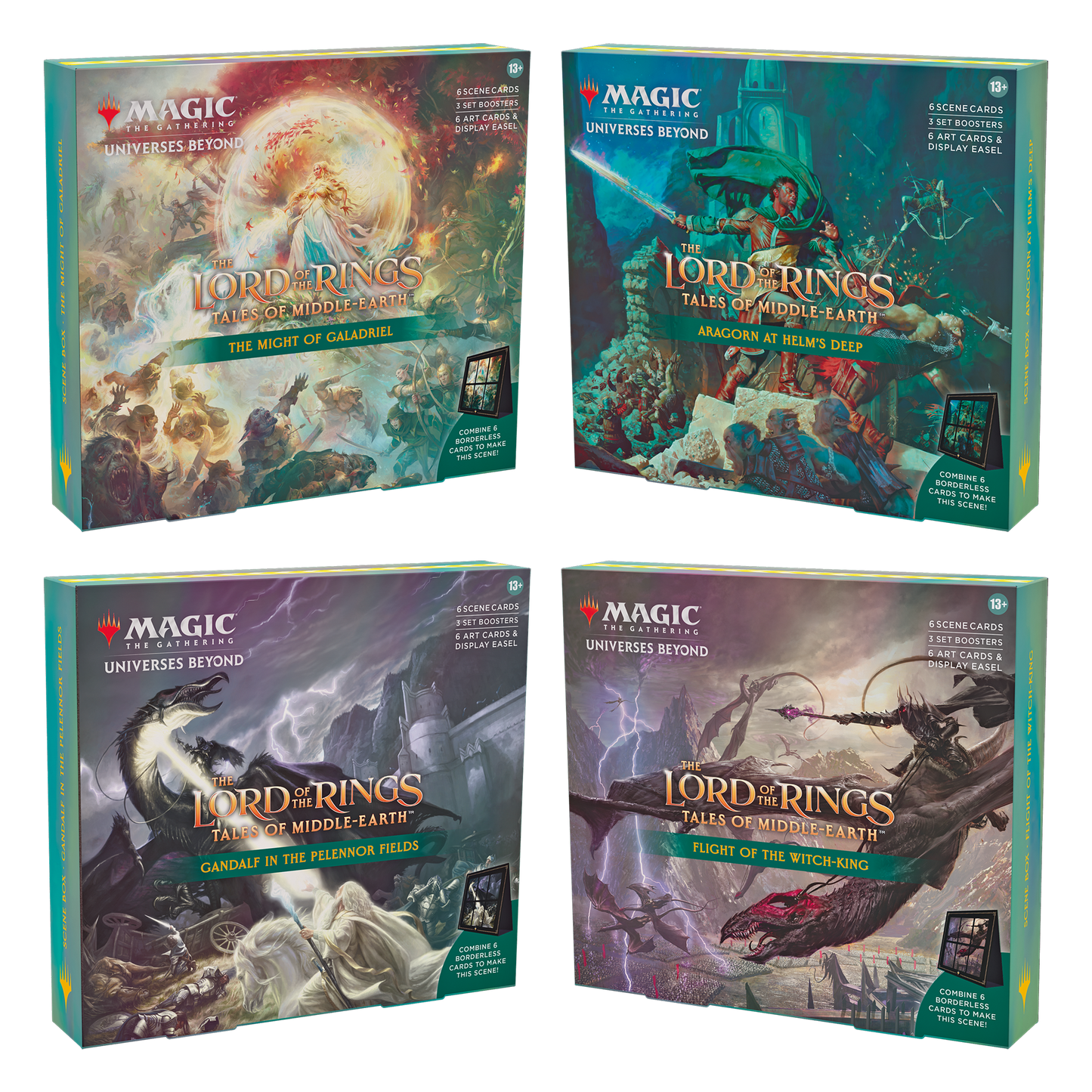 Magic Lord of the Rings - Scene Box Bundle - All 4 Scene Boxes