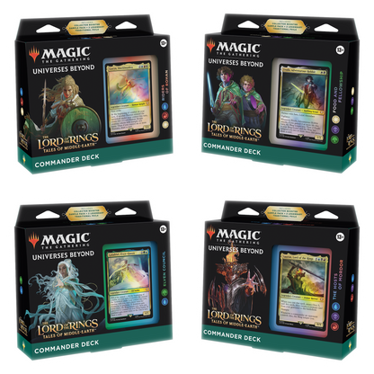 MTG Lord of the Rings Commander Deck Bundle