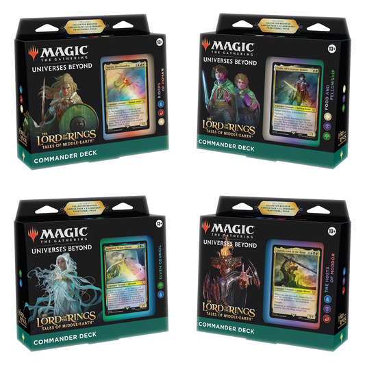 MTG Lord of the Rings Commander Deck Bundle