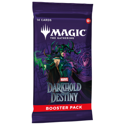 MTG Marvel Darkhold Destiny Booster Pack with Hela artwork