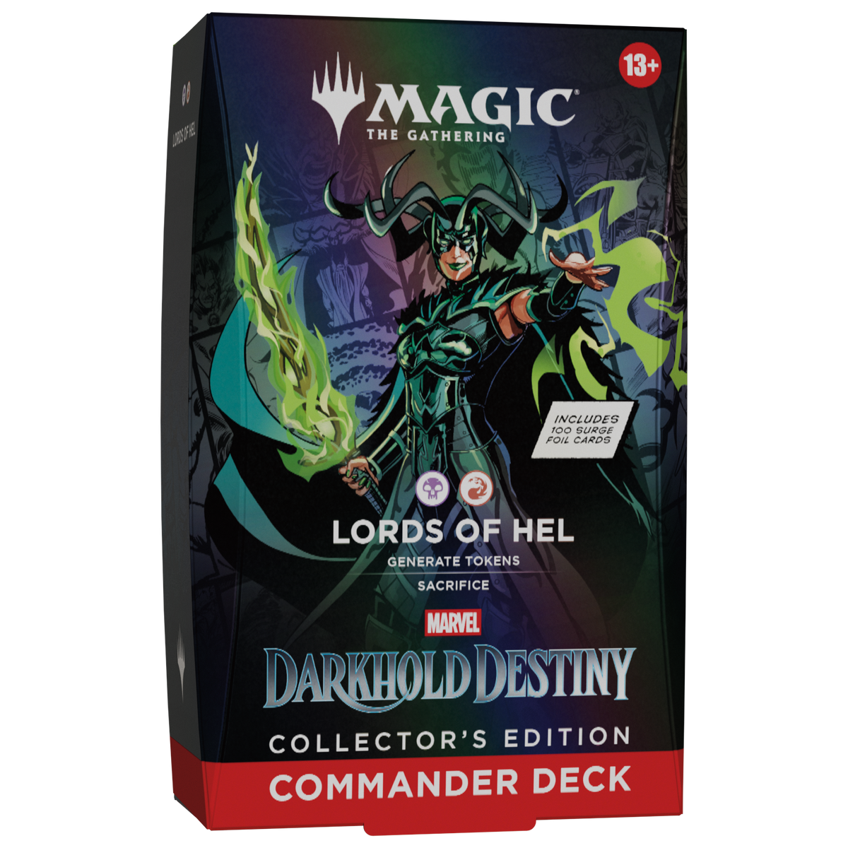 MTG Marvel Darkhold Destiny Lords of Hel Collector's Edition Commander Deck packaging