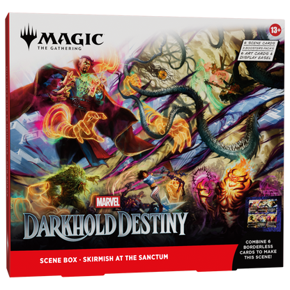 MTG Marvel Darkhold Destiny Skirmish at the Sanctum Scene Box packaging
