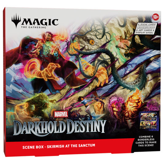 MTG Marvel Darkhold Destiny Skirmish at the Sanctum Scene Box packaging