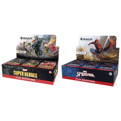 Magic Marvel Super Heroes + Spiderman Booster Boxes