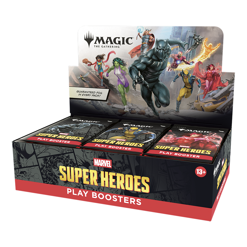 Magic Marvel Super Heroes + Spiderman Booster Boxes