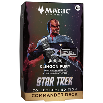 MTG Star Trek Klingon Fury Collector Edition Commander Deck