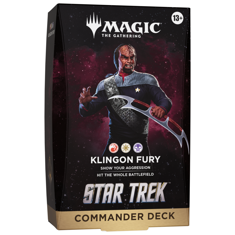 MTG Star Trek Klingon Fury Commander Deck
