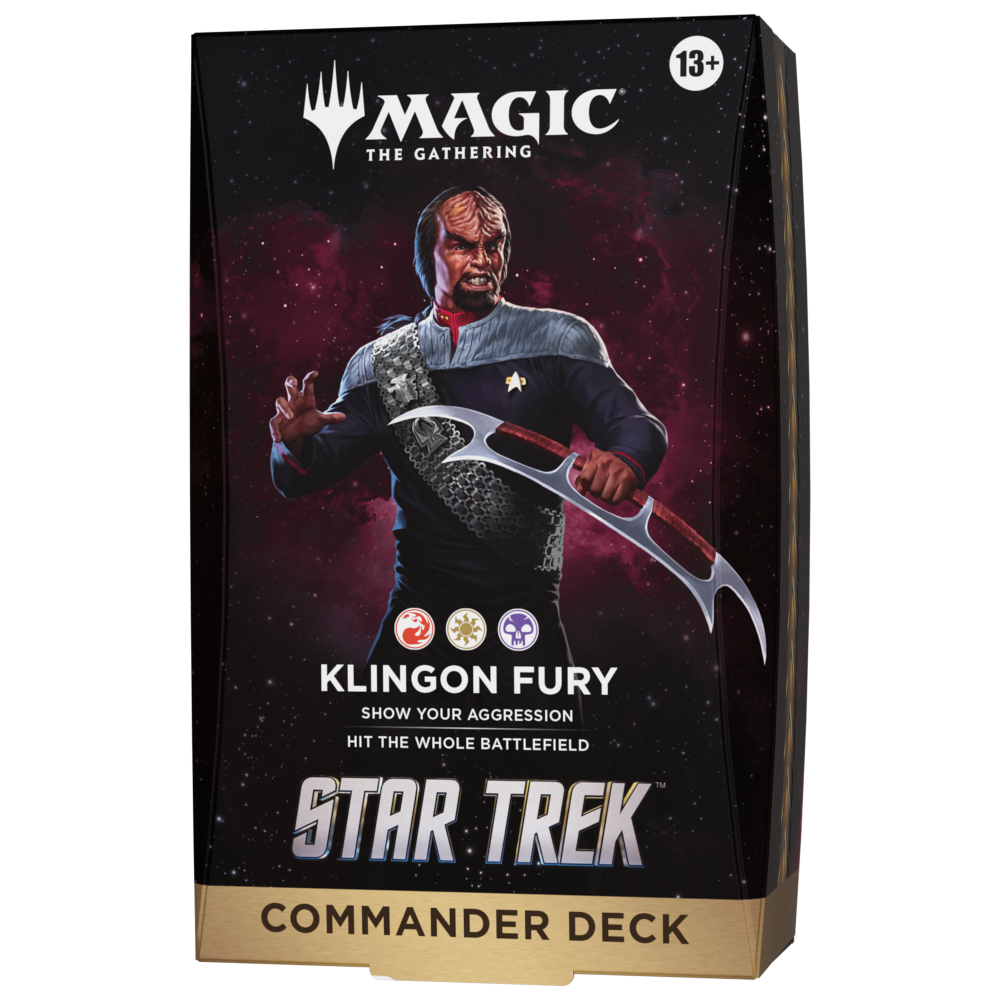 Magic The Gathering Star Trek Commander Deck Klingon Fury