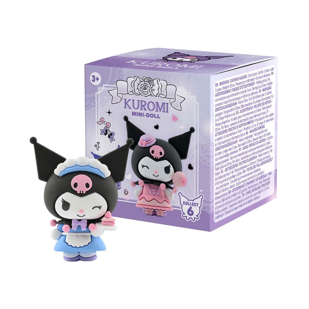 Kuromi Birthday Party Series collectible mini doll