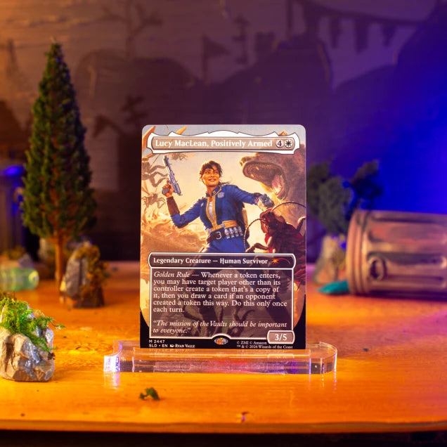 Magic Secret Lair Fallout Beyond Vault 33 Non-Foil - Lucy Mclean Positively Armed
