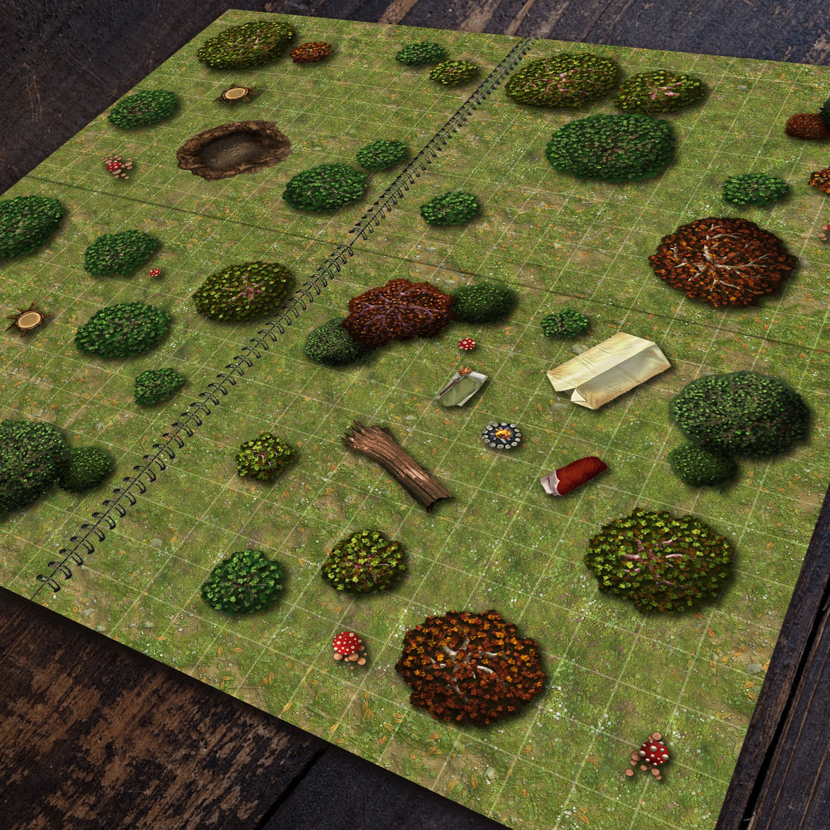 Loke Terrain Set reusable scenery clings on a battle map